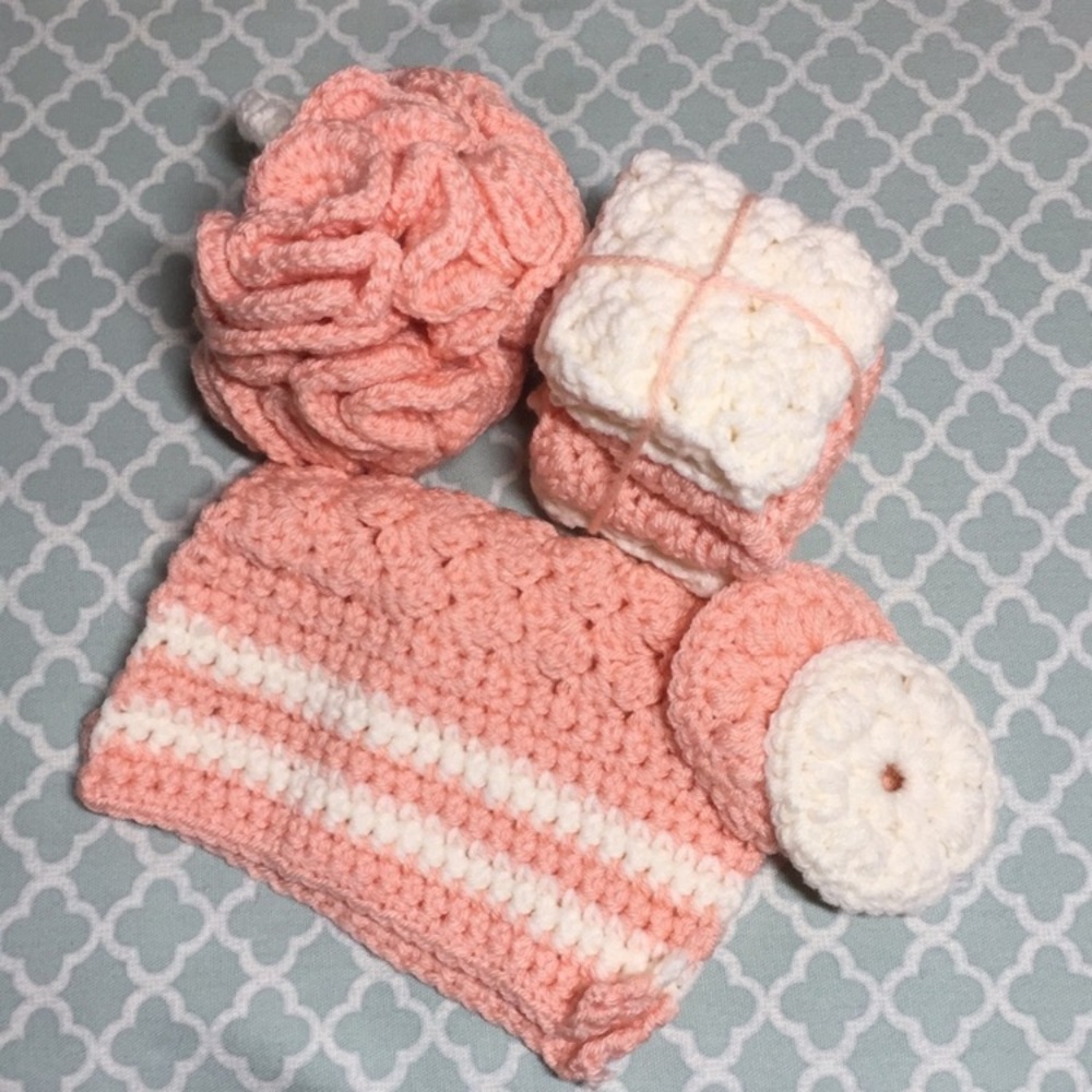 Handmade Crochet Bath/Kitchen Towels Scrubbers